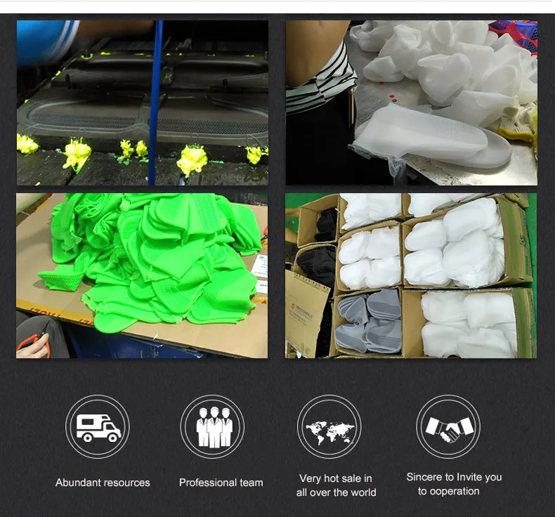 Wholesale Custom Reusable Washable Snow Rain Boots Anti Slip Waterproof Rubber Shoe Covers