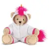 Customized 15" Super Soft Plush Toy in Fleece Brown Unicorn Costume Teddy Bear