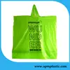 One time use disposable printed plastic rain poncho