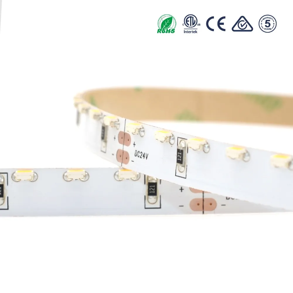 Wholesale side view 120leds/m 24v smd 3014 flexible led strip lighting