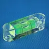 Square fixed hole spirit bubble level vial