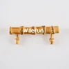 Antique natural bamboo root door pull handle