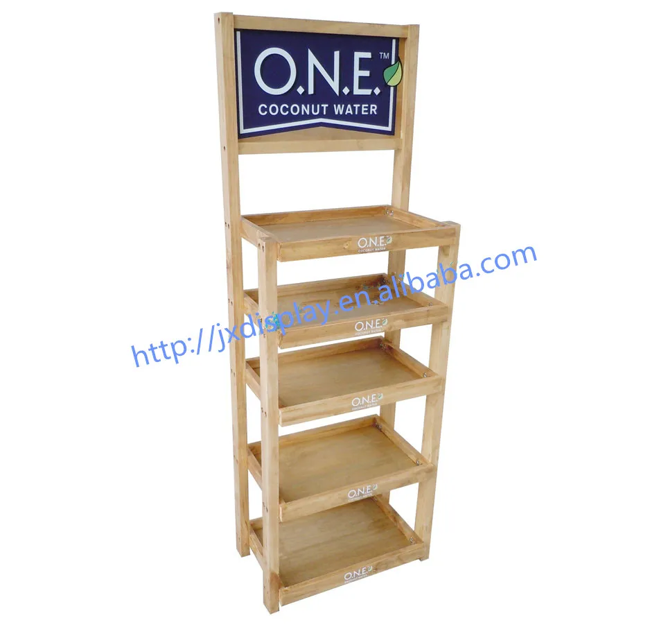 5layer Beer Display Unit/rack/shelf Wooden Beer Display Shelf Buy