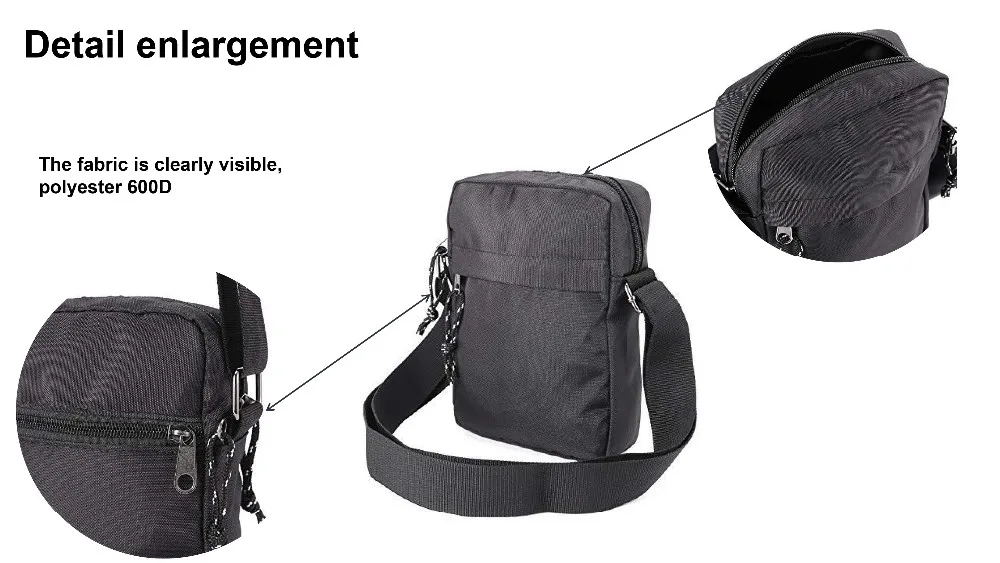 Men Bag Casual Business Shoulder Bag Fashion Cross Body Messenger ...