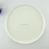 Durable porcelain normal 10 inch party / wedding used pizza flat cake plate