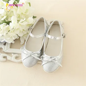 little girl silver dress shoes