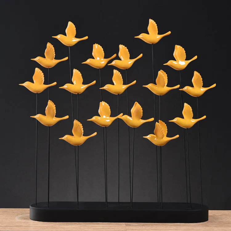 Modern Resin Material Birds Figures Home Decor Trend Luxury Home