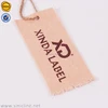 Sinicline 2016 crazy sale printed booklet canvas hangtag with linen string