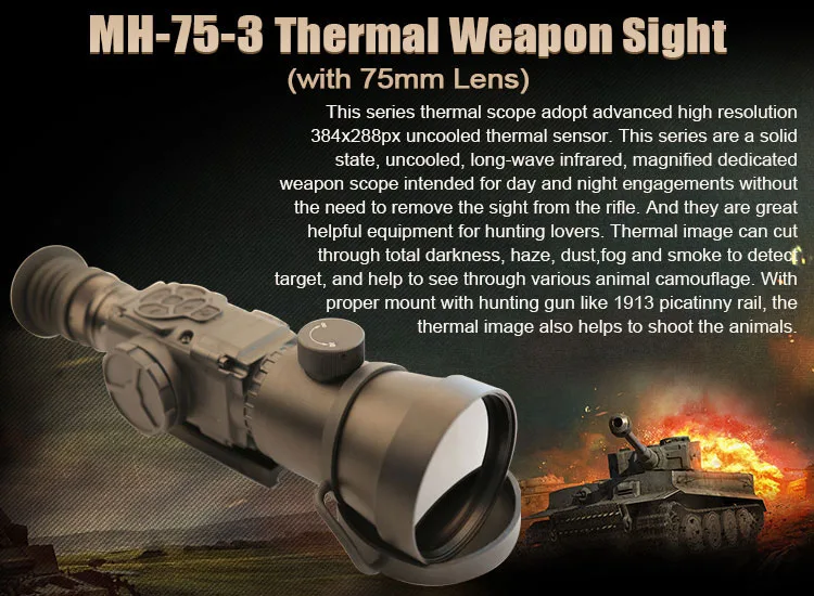 Thermal Weapon Sight Riflescopes Sniper Tactical Riflescope Night