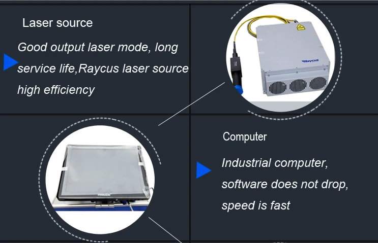 High Precision Metal Hand Qr Code Aluminium Automatic Laser Marking Machine 20W Fiber