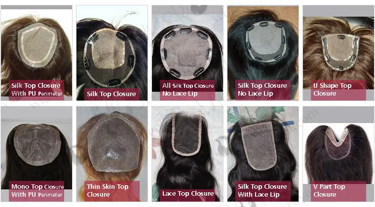 silk top closure hair