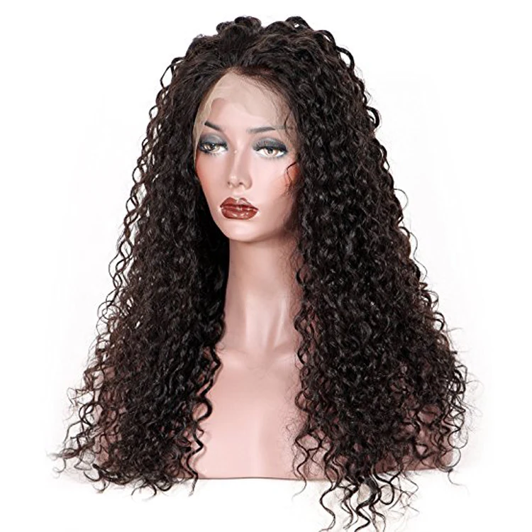 5 Star Raw Remy Brazilian Women's Human Hair Full Lace Wigs With Bangs