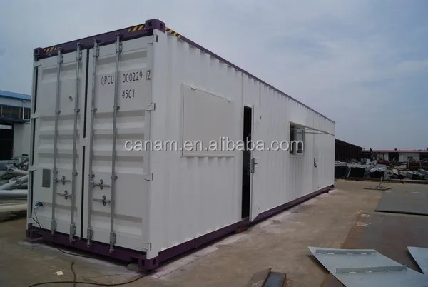 self-made steel welding container office