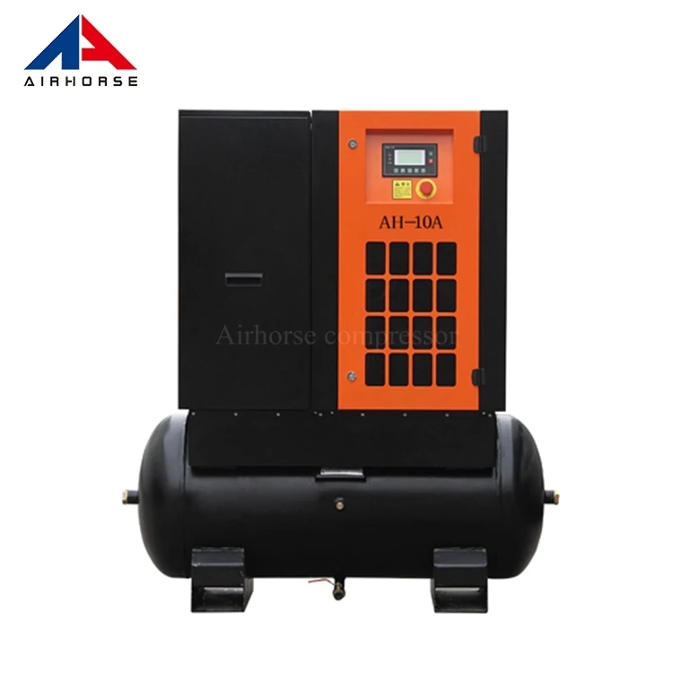 Best Price For Small Power GHH Air End Fiac Air Compressor Compacted With Air Tank 300L CE