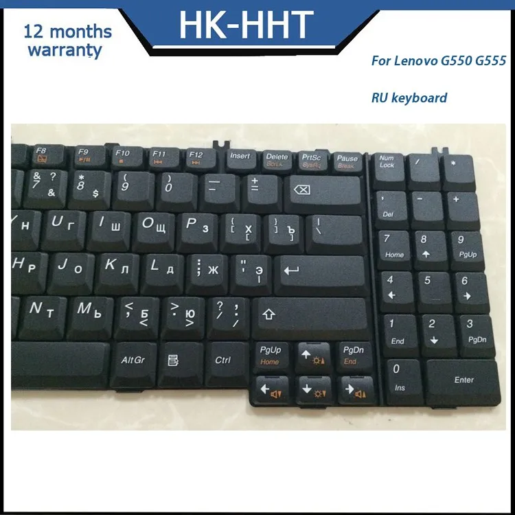 New Replacement Keyboard For Lenovo G550 G555 Laptop Keypad Black Us Sp ...