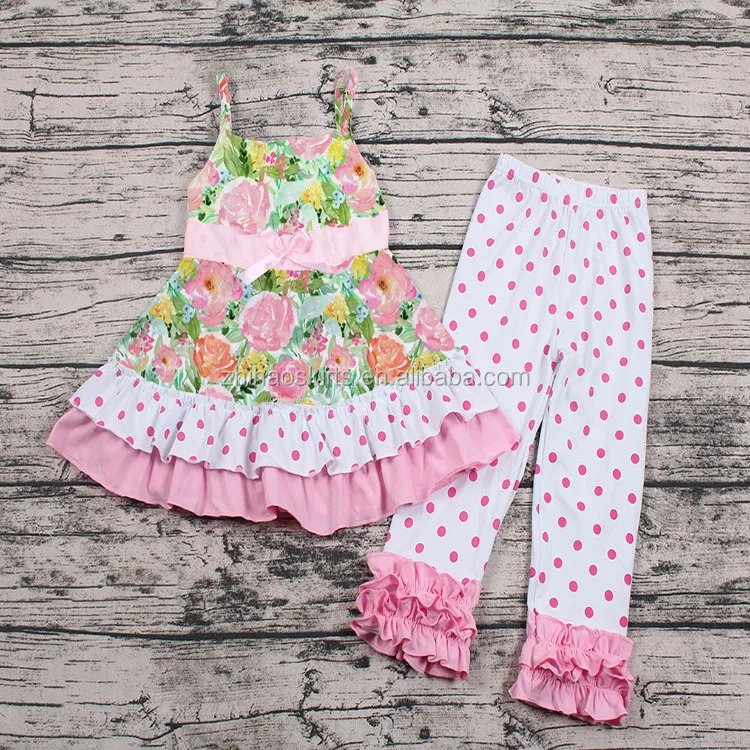 Girls Wholesale Boutique Clothing Summer Fashion Girls Summer Outfit