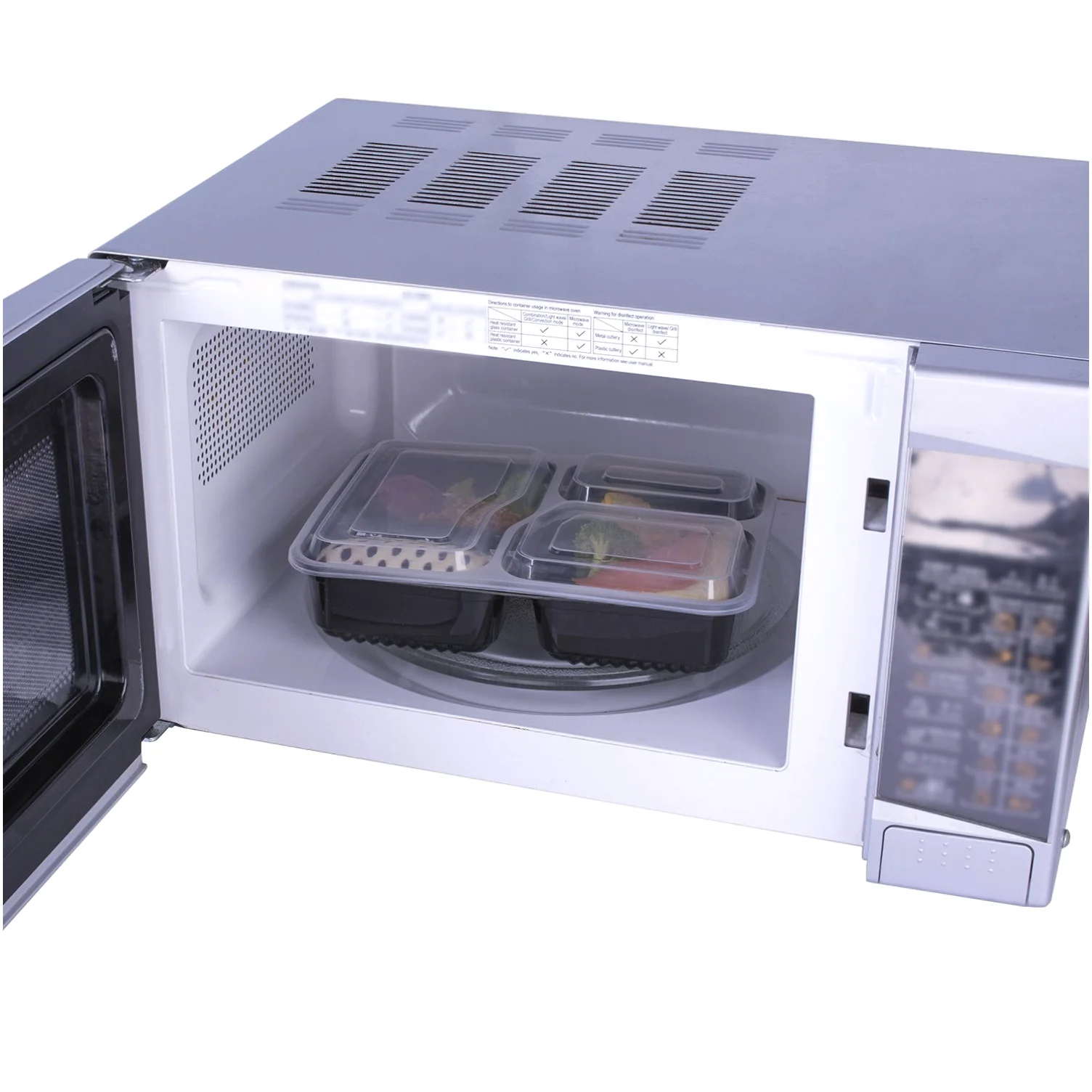 Leak Proof,Freezer,Microwave,Dishwasher Safe,Reusable & Durable Pp