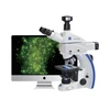 laboratory led Trinocular fluorescence microscope with camera and LCD
