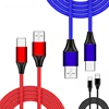 Wholesale and retail factory sell Data Transfer Micro connector braided data cable