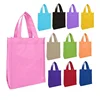 Custom color eco friendly recyclable mini non woven tote bags