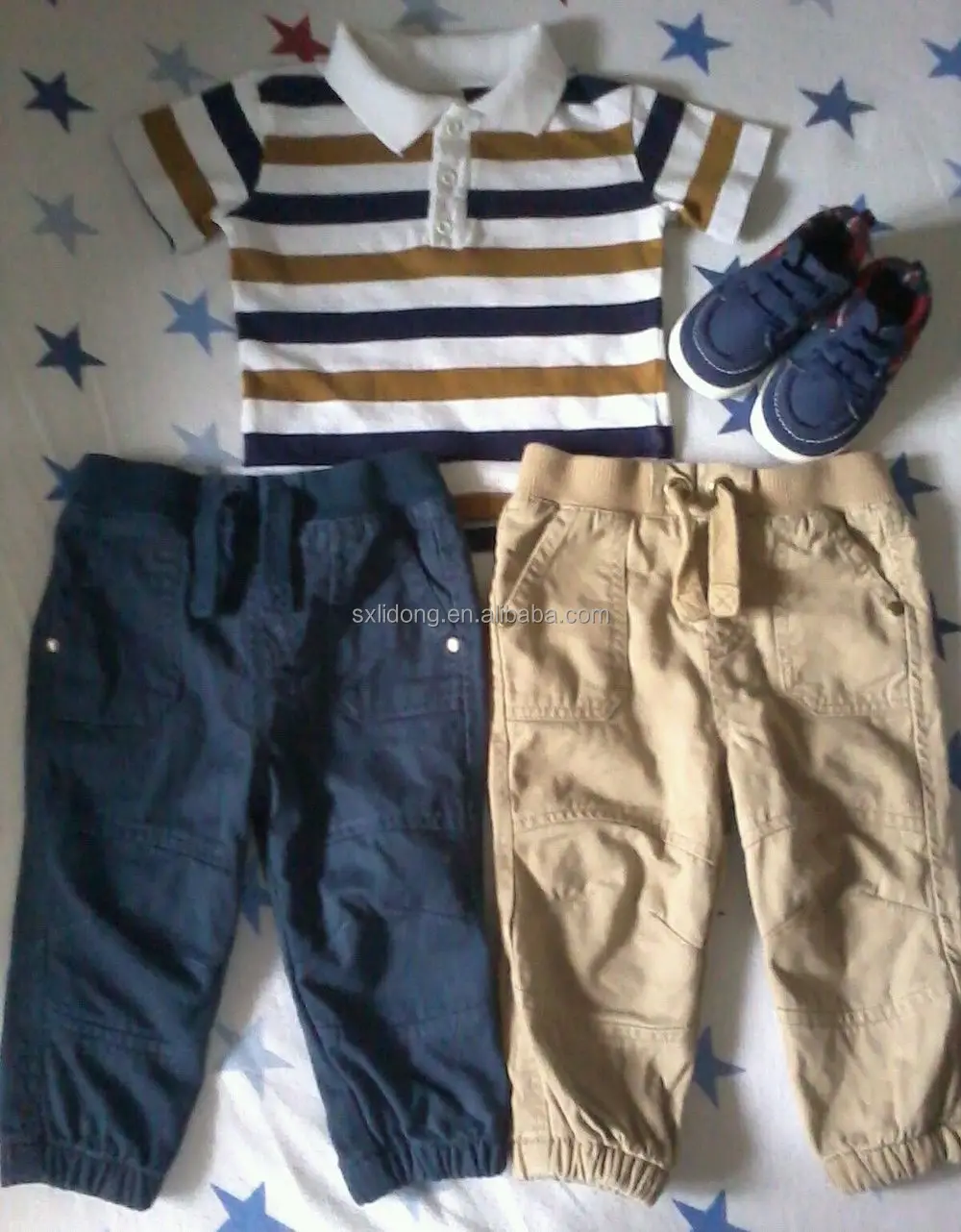 polo and slacks outfit