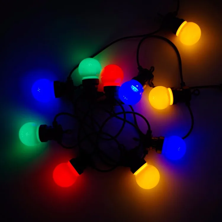 LED outdoor Multi Coloured G50 Festoon Globe Fairy String Party Christmas Lights