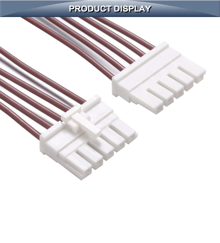 Customized 8 Pin Wire Harness With Molex Male Connector For Electronic