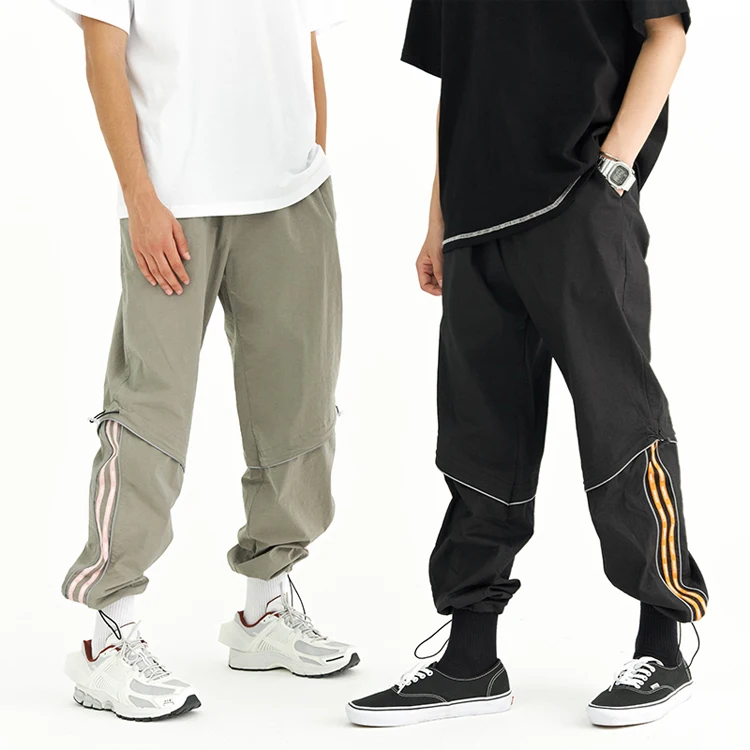 crysp denim track pants