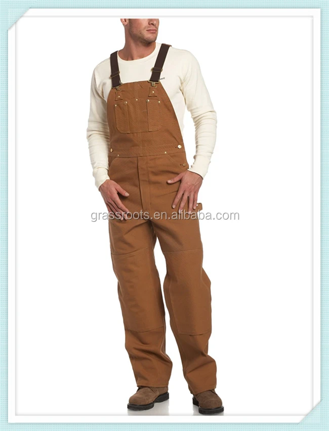 Polyester/cotton Work Bib Overalls Black Design Men Work Bib Overalls