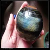 Low price Natural Rock small Labradorite Quartz Crystal Ball/Sphere