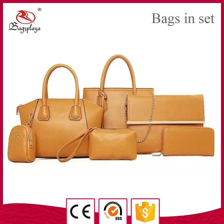 Alibaba Hot Selling Bags Set 6pcs In 1 For Women Elegant Designer