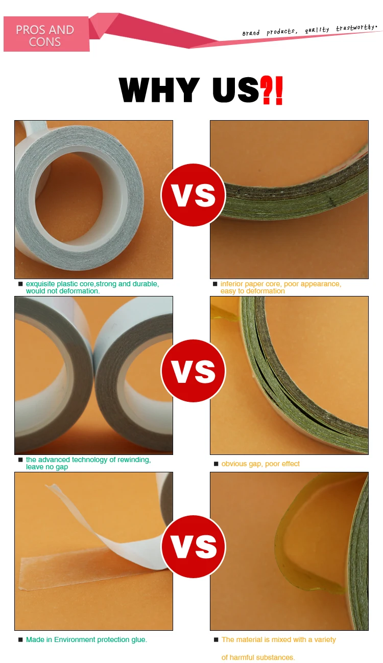 2015 double sided adhesive butyl rubber tape of Double Sided Tape