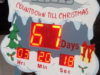 outdoor christmas countdown clock decoration outdoor christmas countdown clock digital