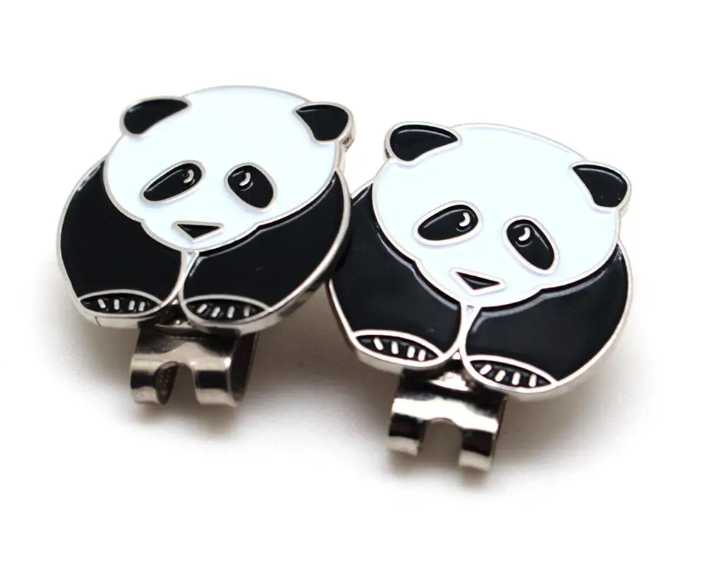 Custom magnetic golf cap clip ball marker holder