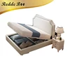 cheap space saving furniture storage bed, space saving sleeping bed and bed side table