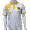 Dye sublimated printing quick dry fit men golf polo t shirt