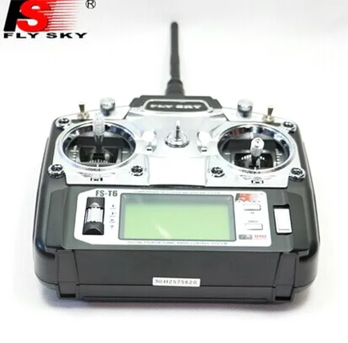 Flysky Fs-t6 -rb6 Fs 2.4ghz Rc Helicopter Transmitter 6ch 6 Channel