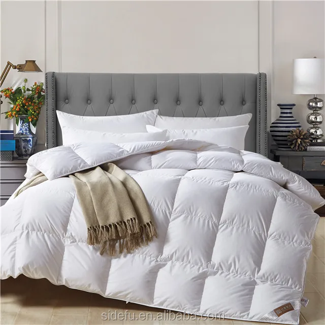 Hotel Collection White Duck Goose Down Feather Comforter Duvet