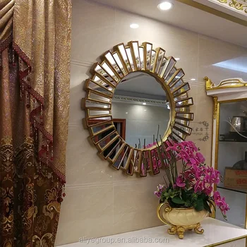 new design home wall mirror decorative for living room or bedroom use - buy  wall mirror decorative,hanging mirror,home furniture decoration product on