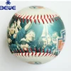 blank no logo baseball ready to ship cheap low price custom OEM logo PVC cork gift promotion photo baseball