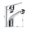 Bargain sell hot and cold deck mounted water basin mixers
