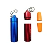 safety airplane waterproof swimming pu foam earplug with earplug case container