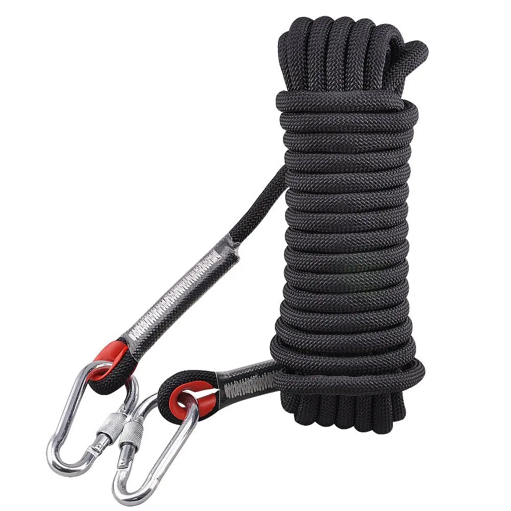 Static Rock Climbing Rope Fire Escape Safety Rappelling Rope w