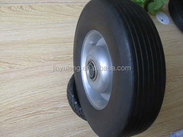 10x2.75 solid rubber wheel for duty wheel barrow/ heavy machine