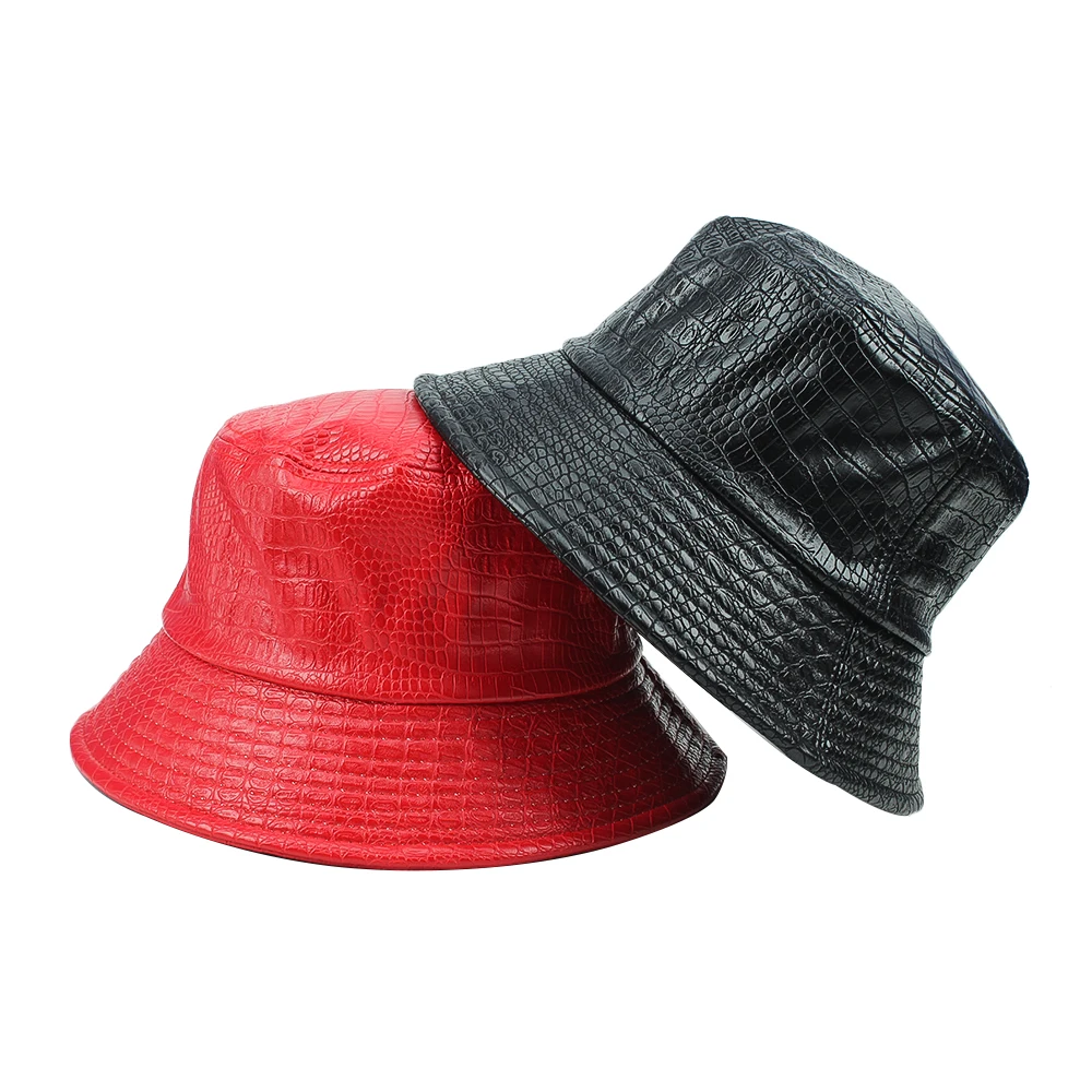 leather bucket hat wholesale