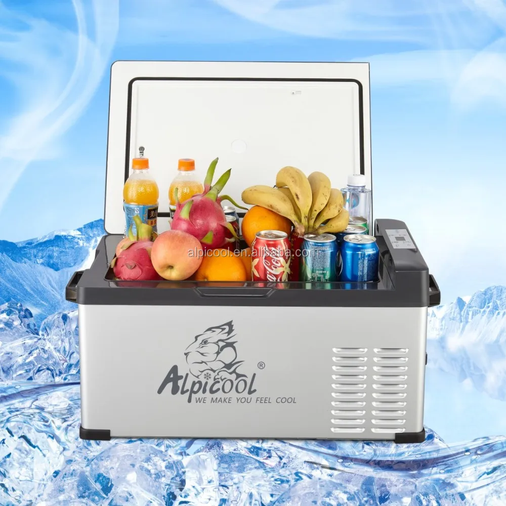 50l Car Refrigerator With Compressor Portable Fridge Freezer Buy Dc