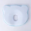 high quality New born baby head support memory foam bear Flat head shape Infant pillow baby head protection pillow