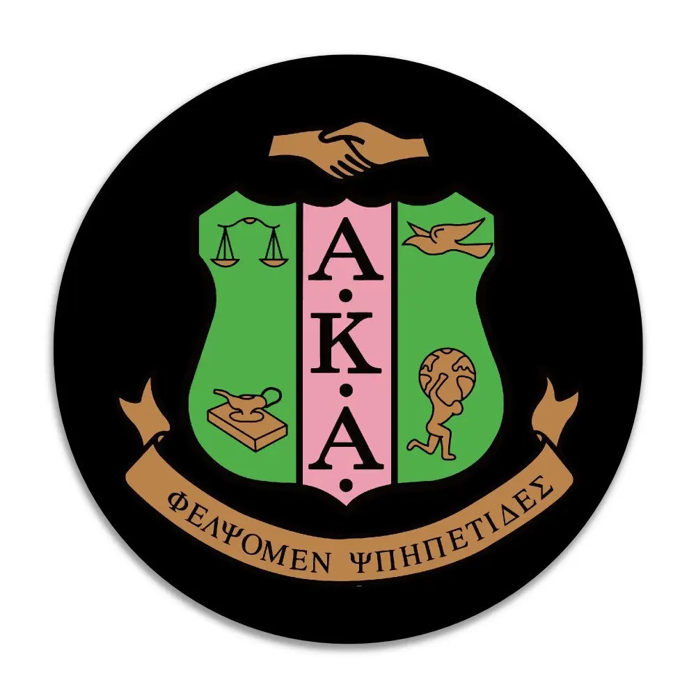 Alpha Kappa Alpha Logo AKA Round Seat Cushion Rug Mats.