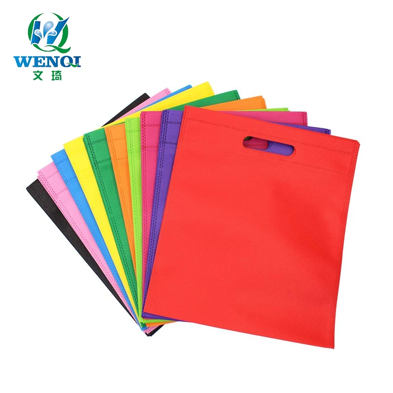 Pla Nonwoven Shopping Bag Threedimensional Bag Non Woven Fabric Carry