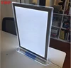 A4 A3 Double Sided Advertising LED Photo Slim Custom Acrylic Light Box for Poster Display Sign Holder